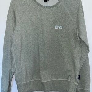 Patagonia Women's Pale Green/Gray Sweat shirt.